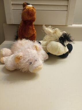 Ganz Webkinz Bundle Of 3 Plush Pig, Cow And Horse